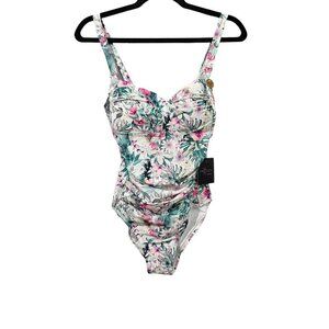 Nip Tuck Tropical Floral One Piece Swimsuit